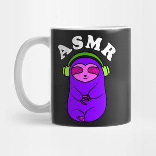 Purple Sloth ASMR Mug